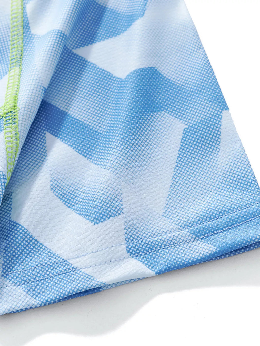 Kids Quick-Dry Geometric Print Outfit - Breathable Tee & Shorts Set