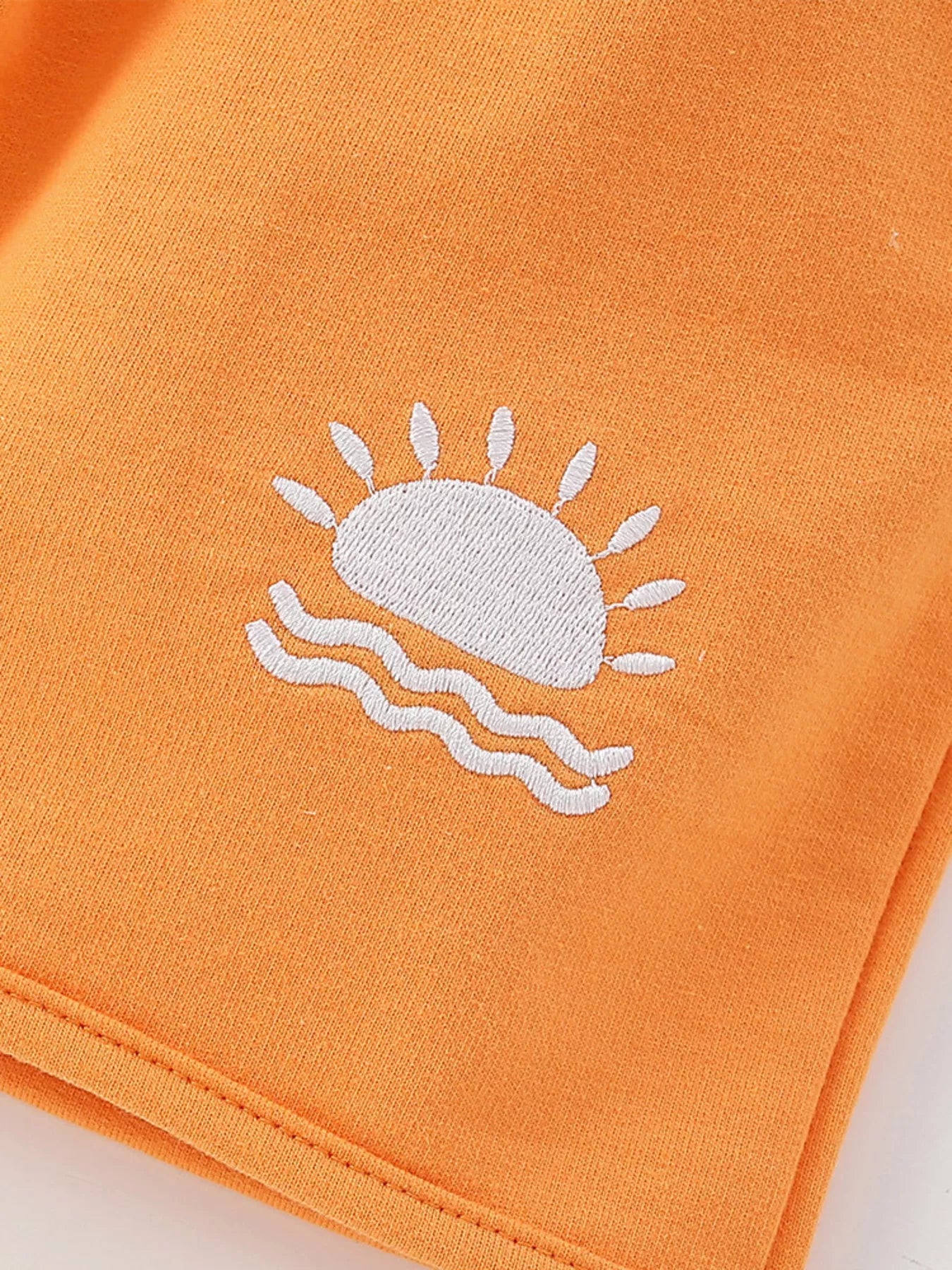 Kids UPF Sun Protection Hoodie & Shorts Set – Lightweight Outdoor Outfit (Sherbet)