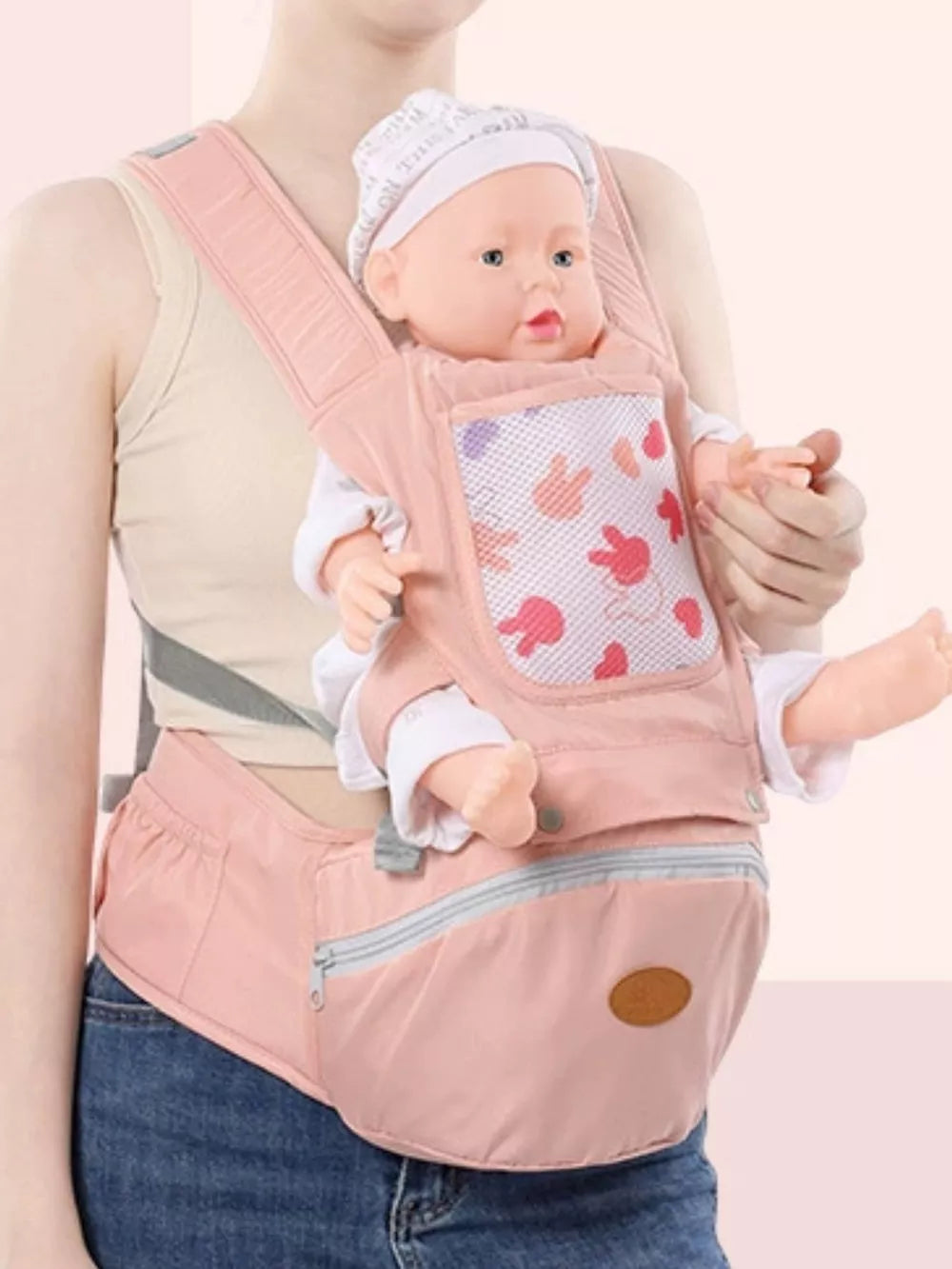 Ergonomic Baby Waist Seat – Lightweight Hip Carrier for Infants