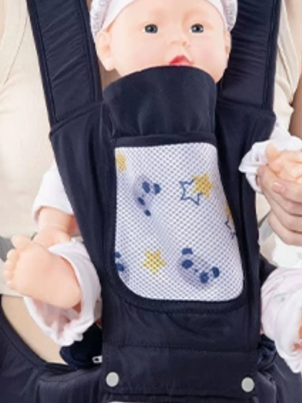 Ergonomic Baby Waist Seat – Lightweight Hip Carrier for Infants