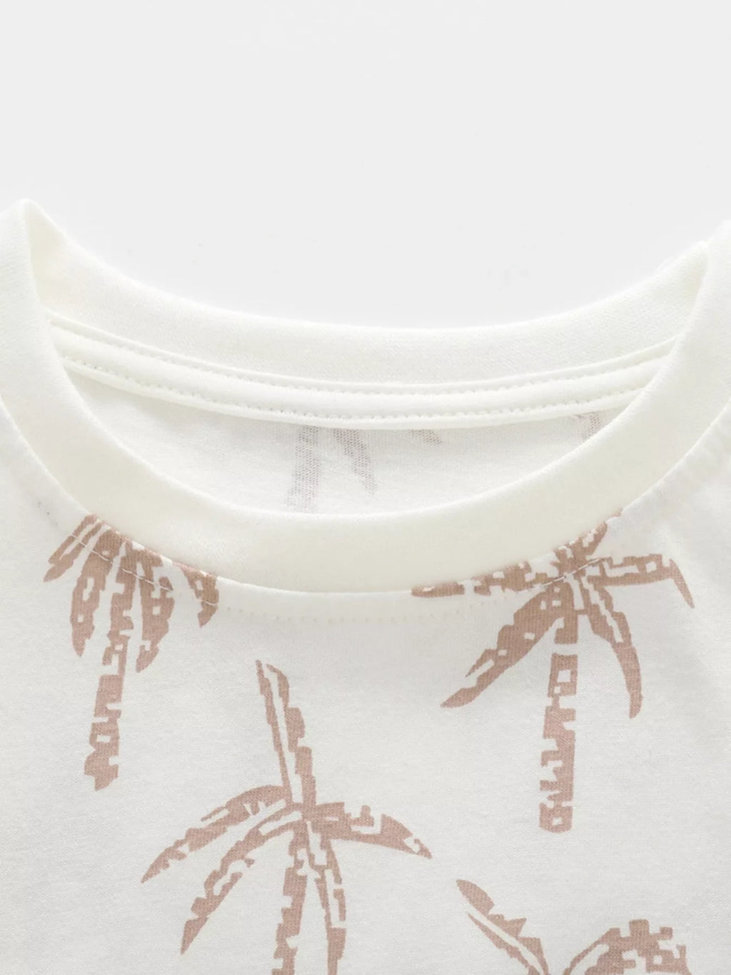Kids Tropical Palm Print Outfit | Matching T-Shirt & Shorts Set for Boys & Girls