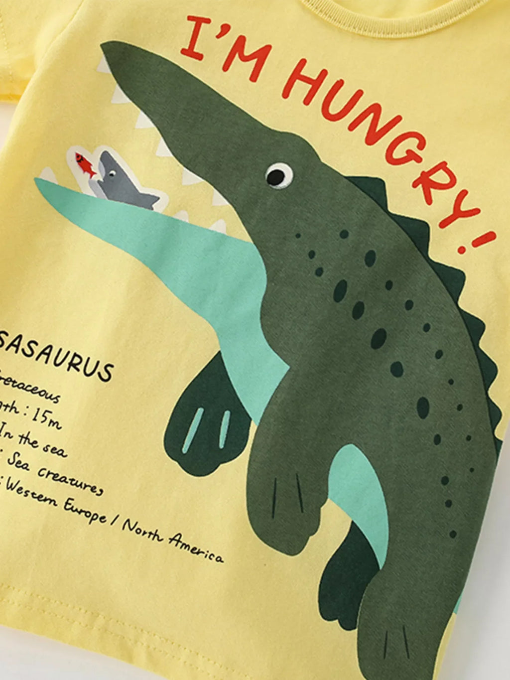 Kids Crocodile T-Shirt | Soft Cotton Short Sleeve Tee for Boys & Girls