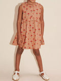 Girls Floral Ruffle Dress - Sleeveless Cotton Summer Dress for Toddlers & Kids