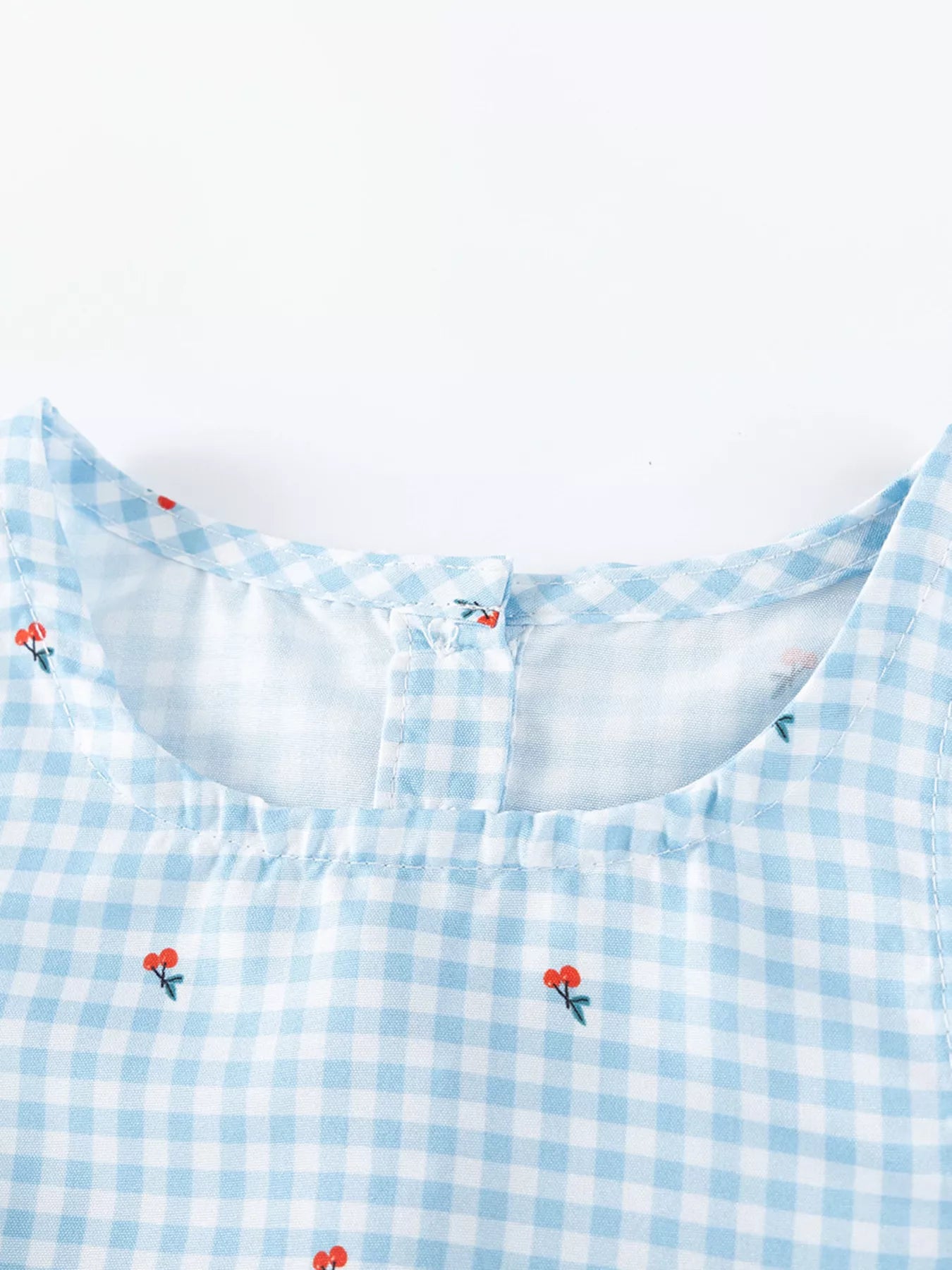 Girls Gingham Ruffle Dress - Sleeveless Cotton Summer Dress for Toddlers & Kids